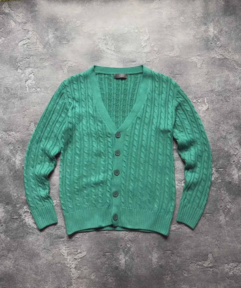 McQ, Vintage McQ Alexander McQueen Button Up Cable Knit Cardigan Womens