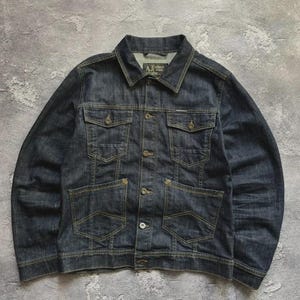 Vintage Armani Jeans Mens Jacket - Etsy
