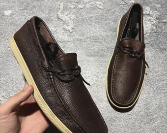 Vintage Barletta Italian Leather Loafers Size 8.5 - Etsy display picture 1