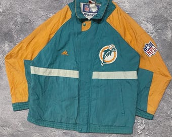 Vintage Adult NFL Miami Dolphins Winter Pro Line APEX ONE Jacket