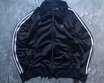 Vintage Fred Perry Track Top Jacket Logo