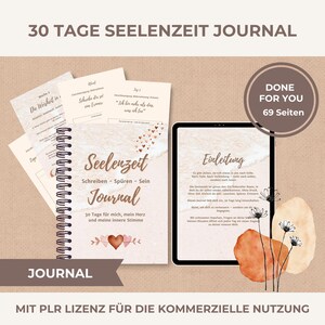 Diário de Tempo da Alma com PLR | 30 Dias de Intuição e Introspecção | Modelo Canva para Coaches, Mentores e Terapeutas | Escreva-Sinta-Seja