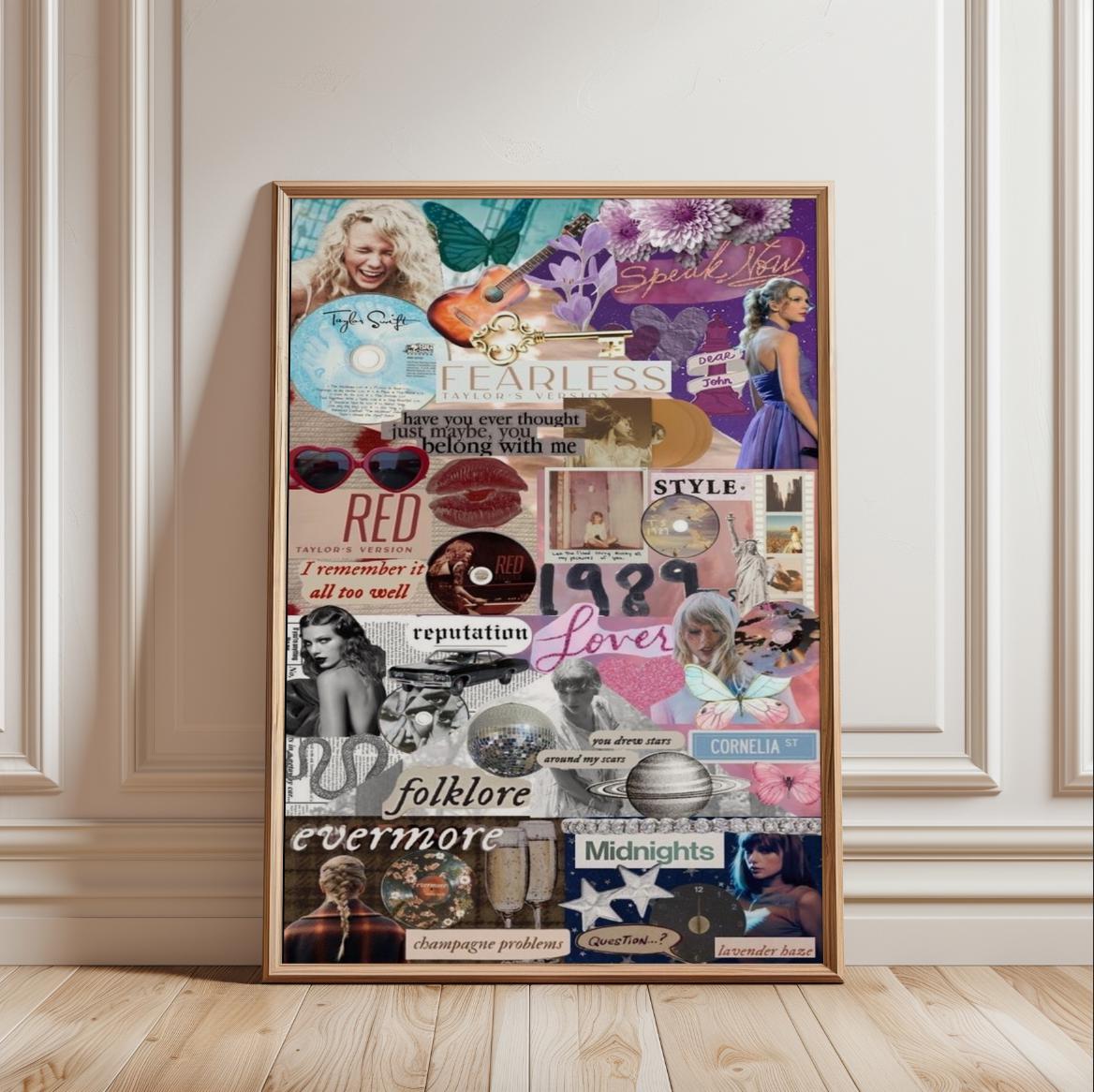 ミュージシャン THE ERAS TOUR LITHOGRAPH POSTER REPRINT Taylor Swift The Eras Tour Toronto, Canada Poster – Taylor
