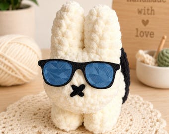 Custom Plush Sunglasses | 3D Printed Doll Accessories, Diamond Lens, Color Customizable