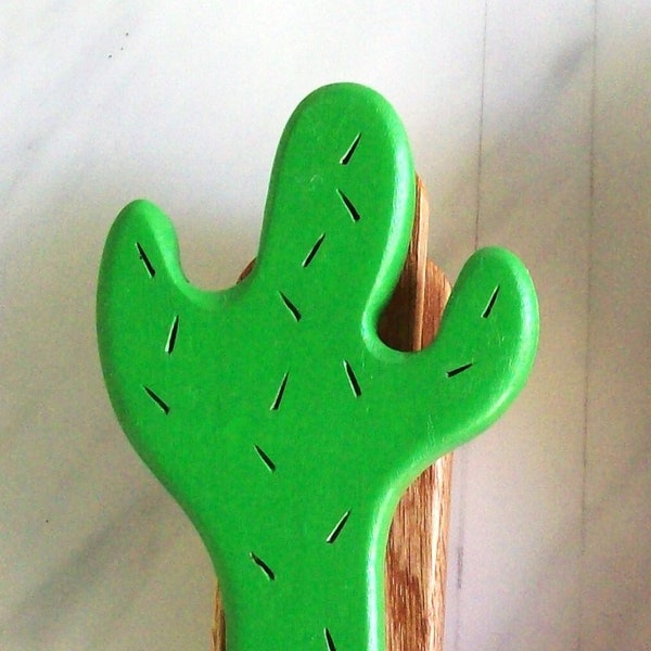 Cactus southwest decor wall hook wooden style choices Bath Kitchen Magic towel holder Finished or hand painted models FREE shipping all USA