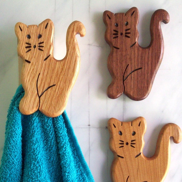 Cat Towel Holder Etsy