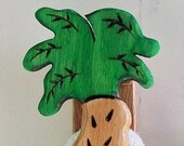 Beach decor Palm tree towel hook Bathroom Kitchen towel rack wall EZ stick up Amish type Magic towel holder Free Shipping all USA locations