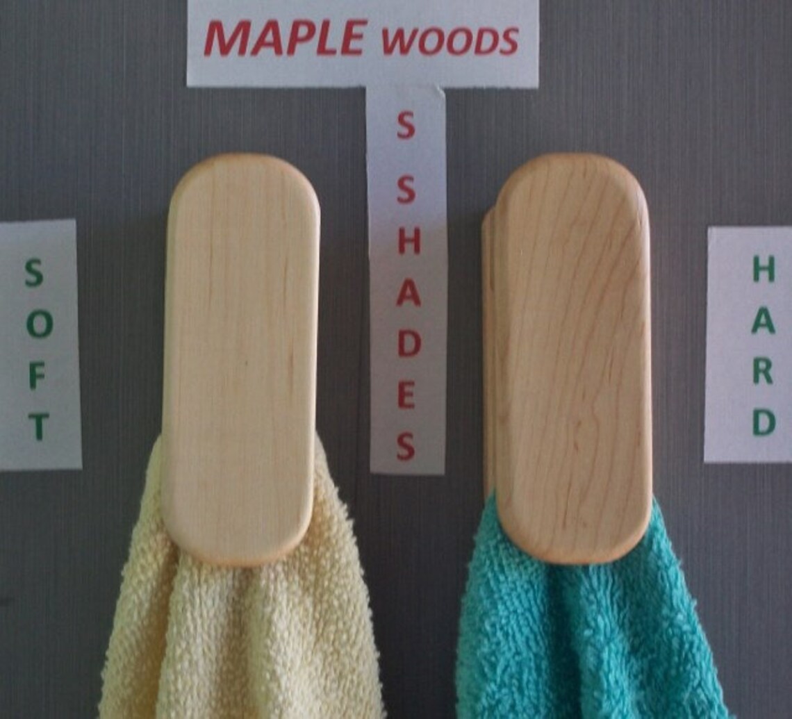 Magic marble towel holder Amish style towel hook wooden Etsy