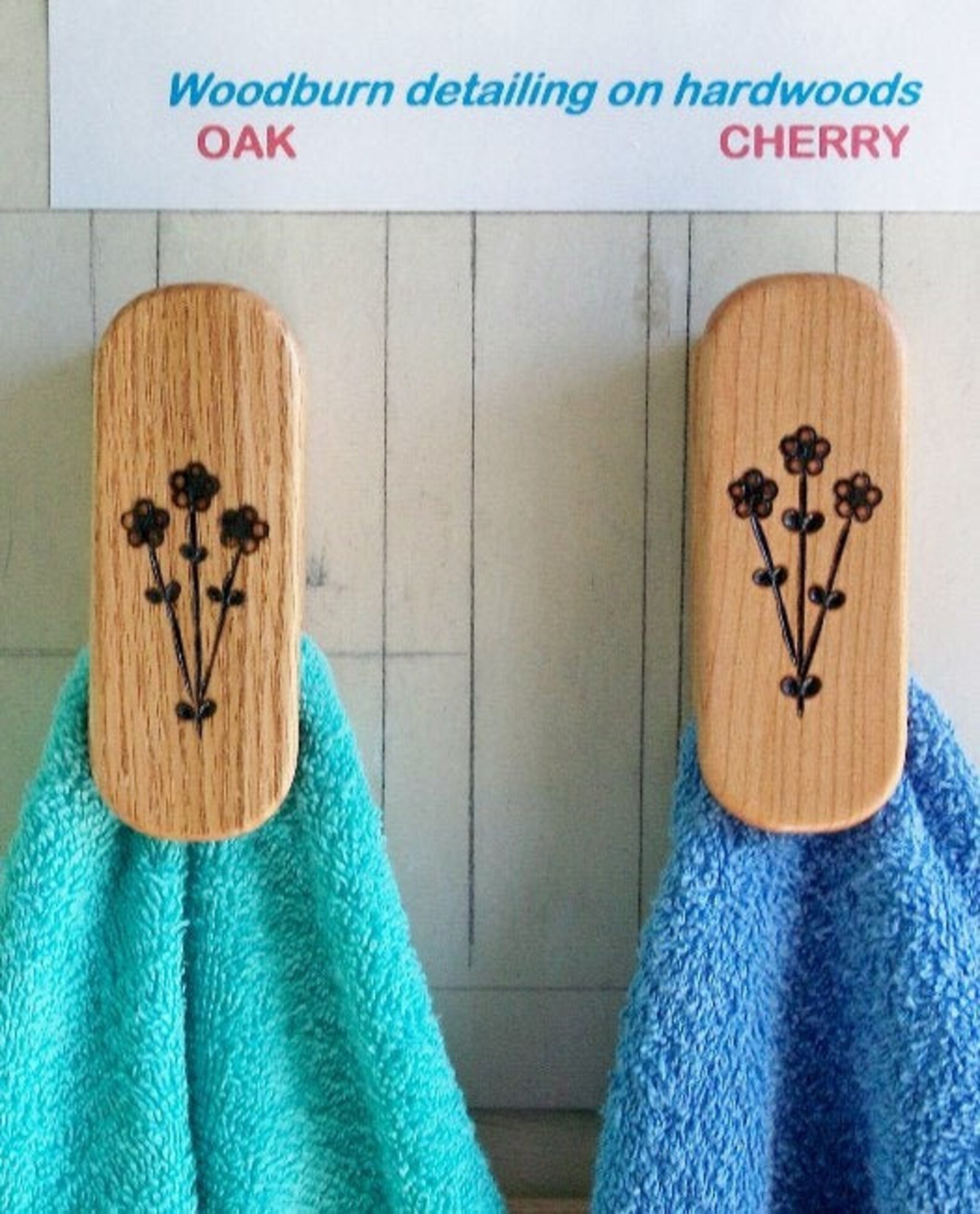 Magic marble towel holder Amish style towel hook wooden Etsy