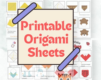 Manualidades de animales de origami fáciles para niños: Guía imprimible (Descarga PDF)