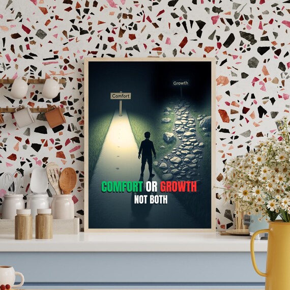 Framed photo paper poster