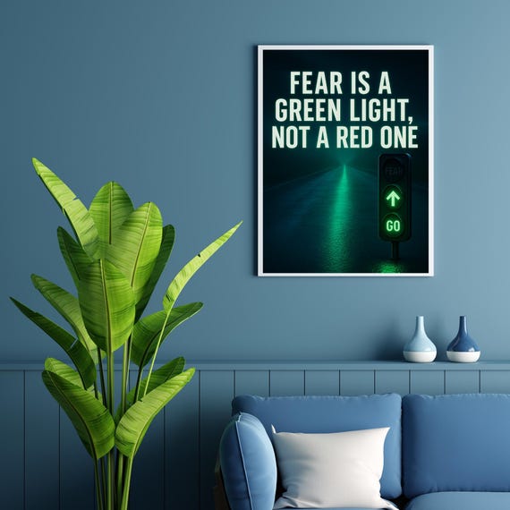 Framed photo paper poster