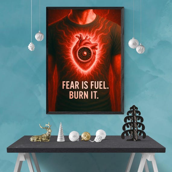 Framed photo paper poster