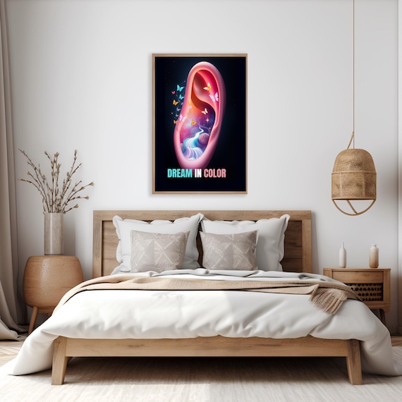 Framed photo paper poster