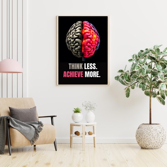 Framed photo paper poster