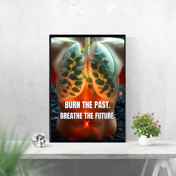 Framed photo paper poster