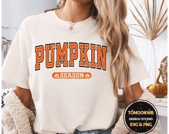 Pumpkin Season Svg Png, Fall Vibes Svg PNG, Fall Svg PNG, Retro Fall Png, Distressed Pumpkin Season, Instant Download, Sublimation Design