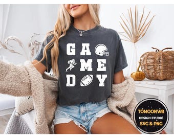 Game Day Svg Touchdown Svg Png Football Season Svg College Football Png for Sublimation Trendy Football Svg Cut File Cricut Popular Png