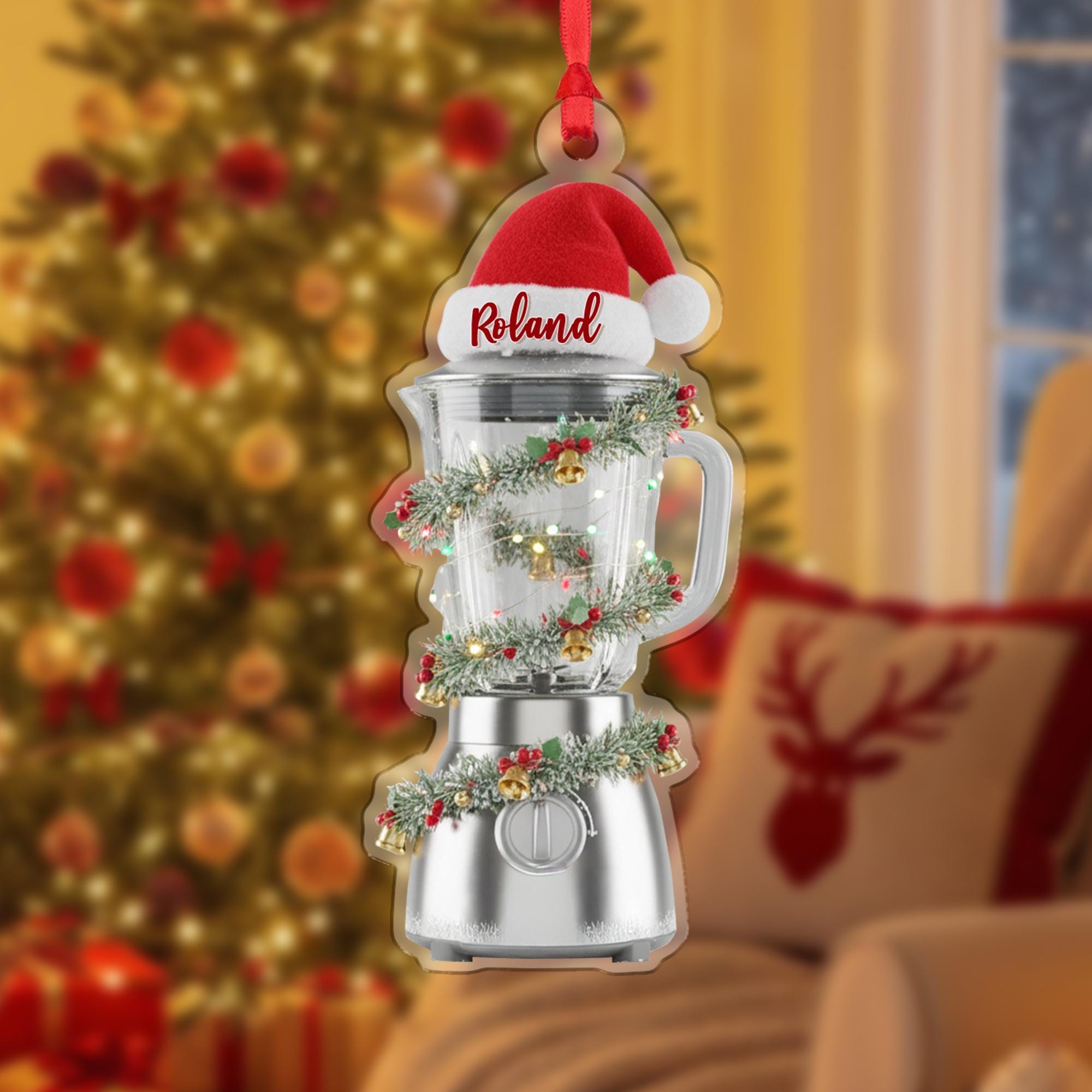 Chef santa ornament - Etsy México, image size:2000x2000