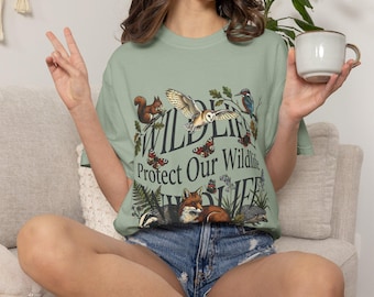 Protect Our Wildlife T-shirt | Nature Conservation Tee