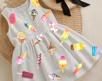 Sorvete PNG: Design de camiseta de verão doce (download digital)