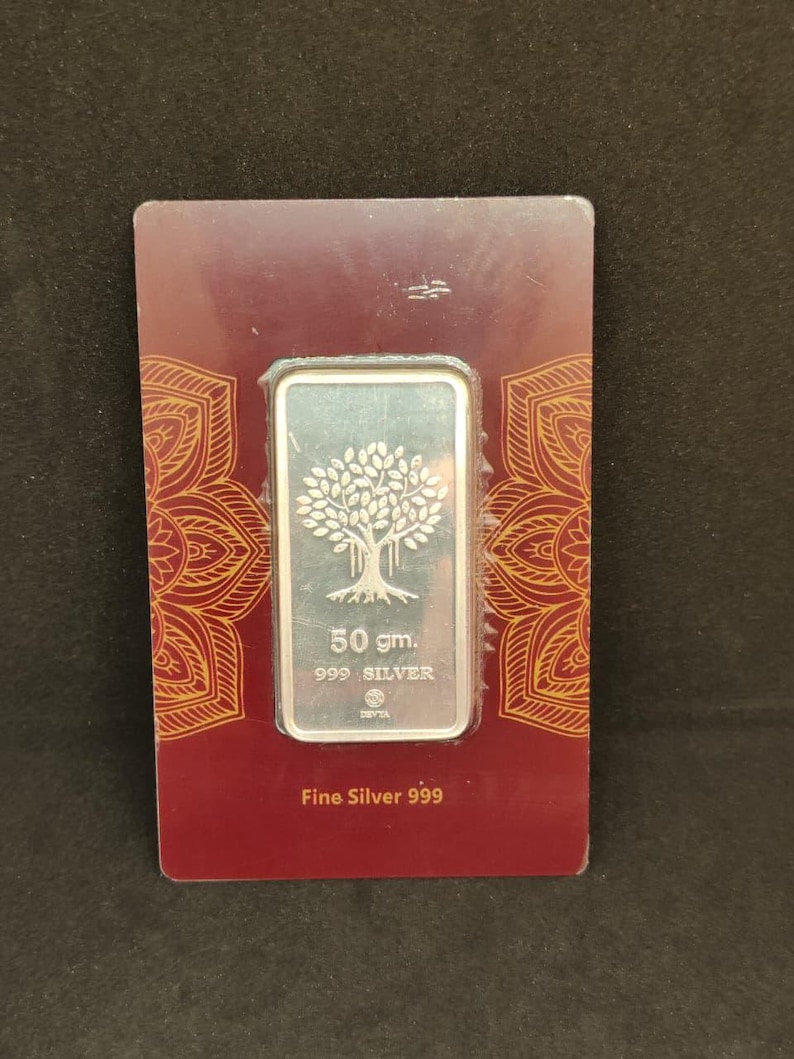 999 Fine Silver Bar, Investment Bullion Ingot with Certificate (Sealed) image 9