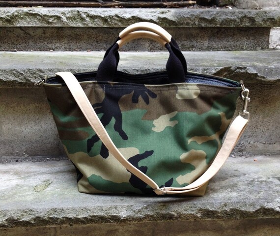 camo tote bag
