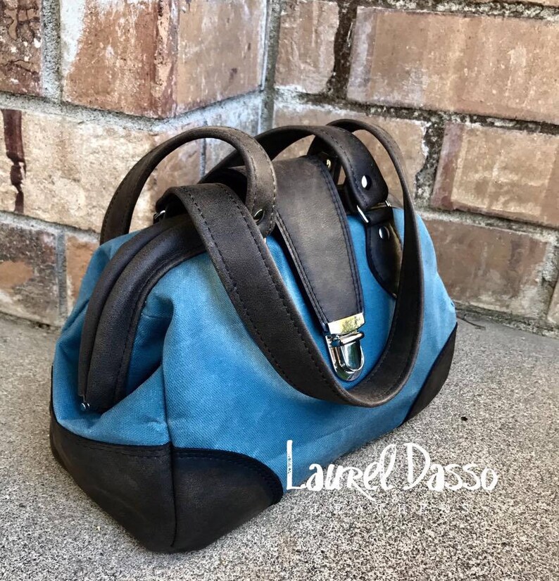 Leather Doctor Bag Doctor Bag Canvas Doctor bag TWO sizes Etsy