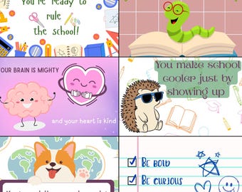 August Lunch Box Notes – Printable Encouragement Cards for Kids