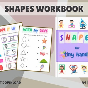 Shapes Workbook/ Basic Shapes Activity Book