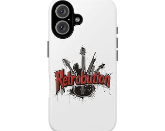 Retro Rock Guitar Phone Case – Vintage Tough Phone Cover