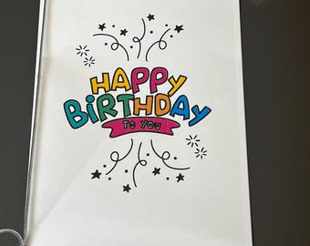 Happy birthday card!