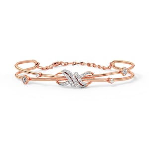 Twisted Diamond Bracelet