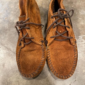Moccasin Ankle Boots Etsy