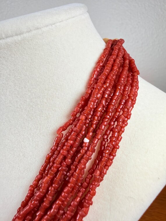 1990s Twisted Strand Beaded Statement Necklace - image 3
