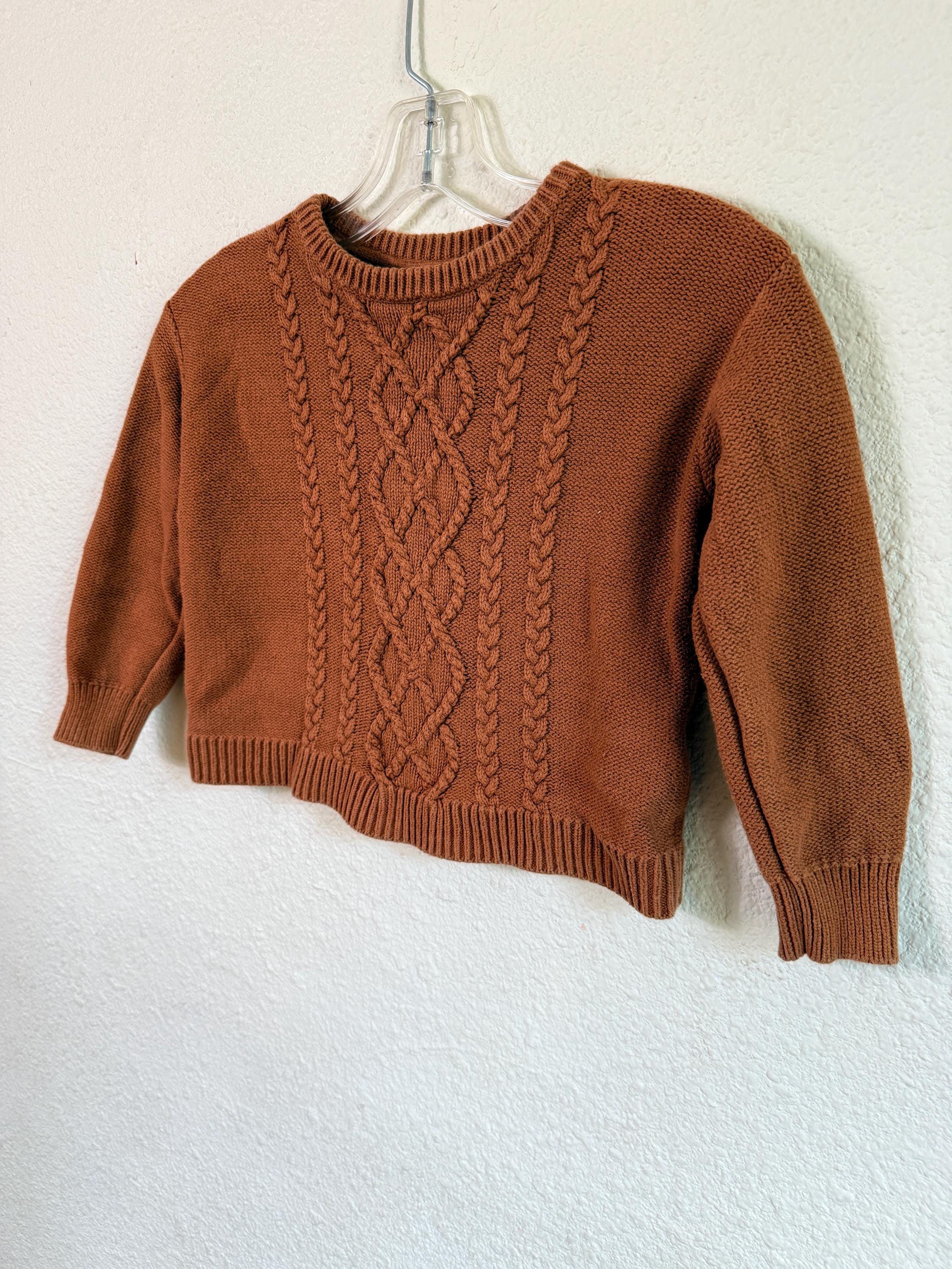 トップス old GAP KNIT 90s Vintage GAP 90s Sweater Medium Green Navy Blue Varsity Cable
