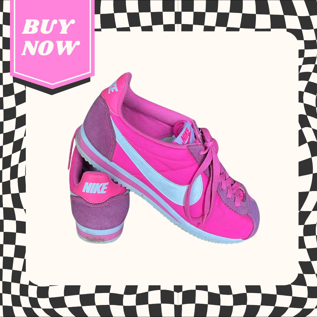 Pink Nike Cortez Etsy