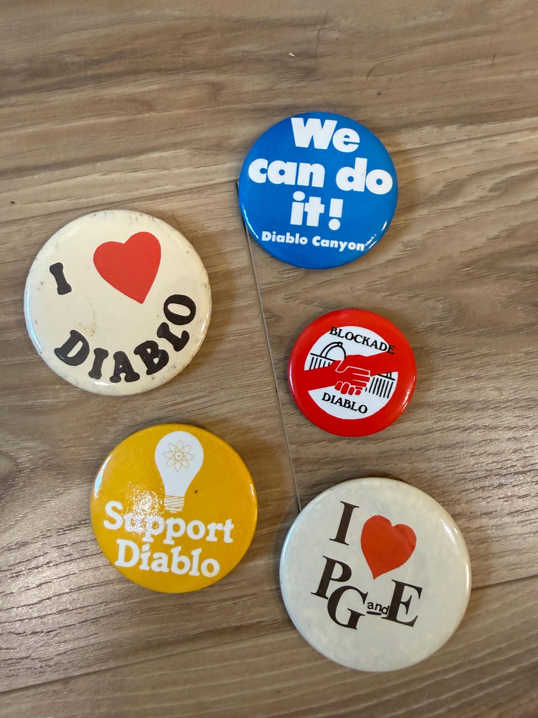 Save Diablo Canyon SET OF 5 Buttons \\ Retro, Classic - Etsy