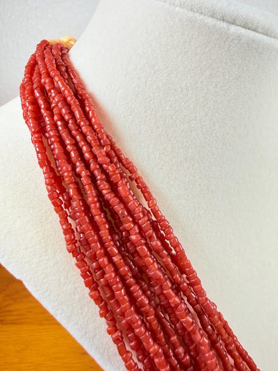 1990s Twisted Strand Beaded Statement Necklace - image 6