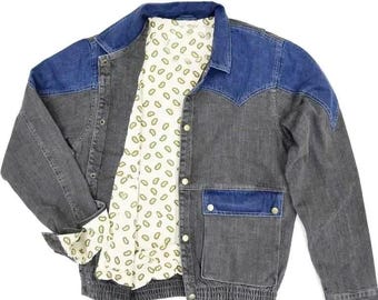 Vintage 80s Marty McFly Denim Jacket: Back to the Future Cosplay