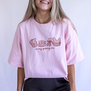 In My Granny Era Shirt, Cottagecore Vintage Graphic Tee, Cozy Grandma Aesthetic Shirt, Comfort Colors® Unisex Tee