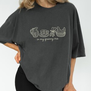 In My Granny Era Shirt, Cottagecore Vintage Graphic Tee, Cozy Grandma Aesthetic Shirt, Comfort Colors® Unisex Tee