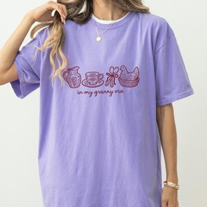 In My Granny Era Shirt, Cottagecore Vintage Graphic Tee, Cozy Grandma Aesthetic Shirt, Comfort Colors® Unisex Tee