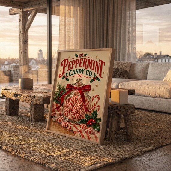 Peppermint Candy wall art print, view 10