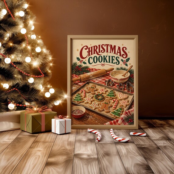 Christmas Cookies wall art print, view 12