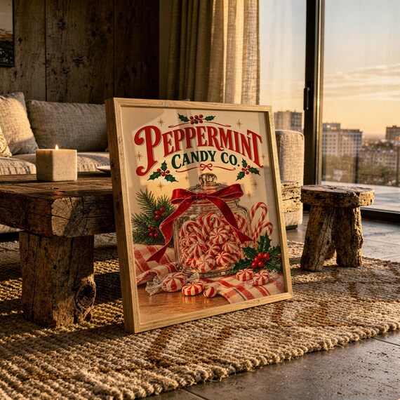 Peppermint Candy wall art print, view 7