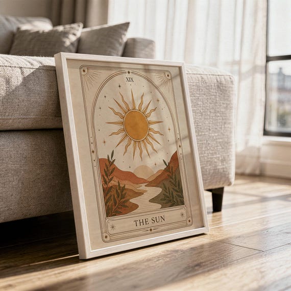 The Sun Tarot Card wall art print, view 9