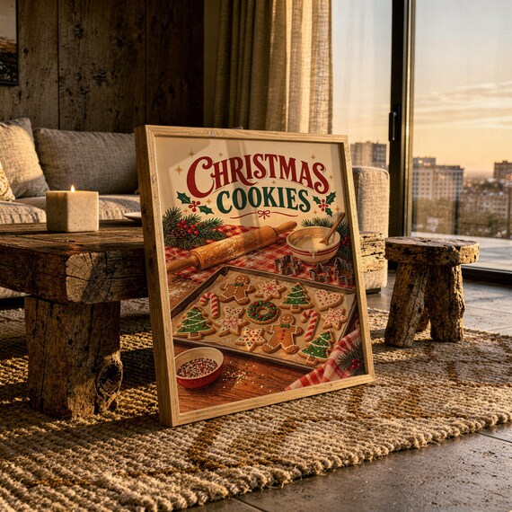 Christmas Cookies wall art print, view 7