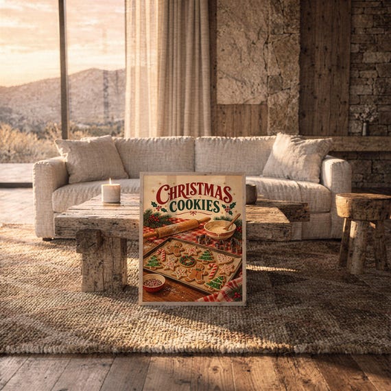 Christmas Cookies wall art print, view 16