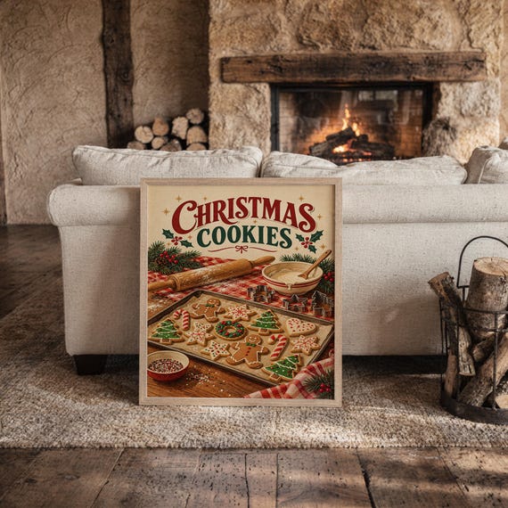 Christmas Cookies wall art print, view 14